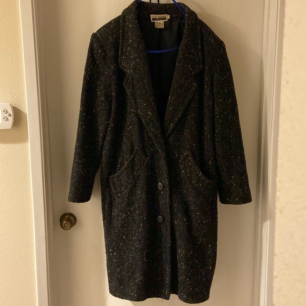 Stylish Contempo Casuals Long Peacoat
